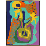 Polka Dot Floral II Painting