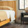 Asho Solid Wood Platform Bed with Reeded Headboard