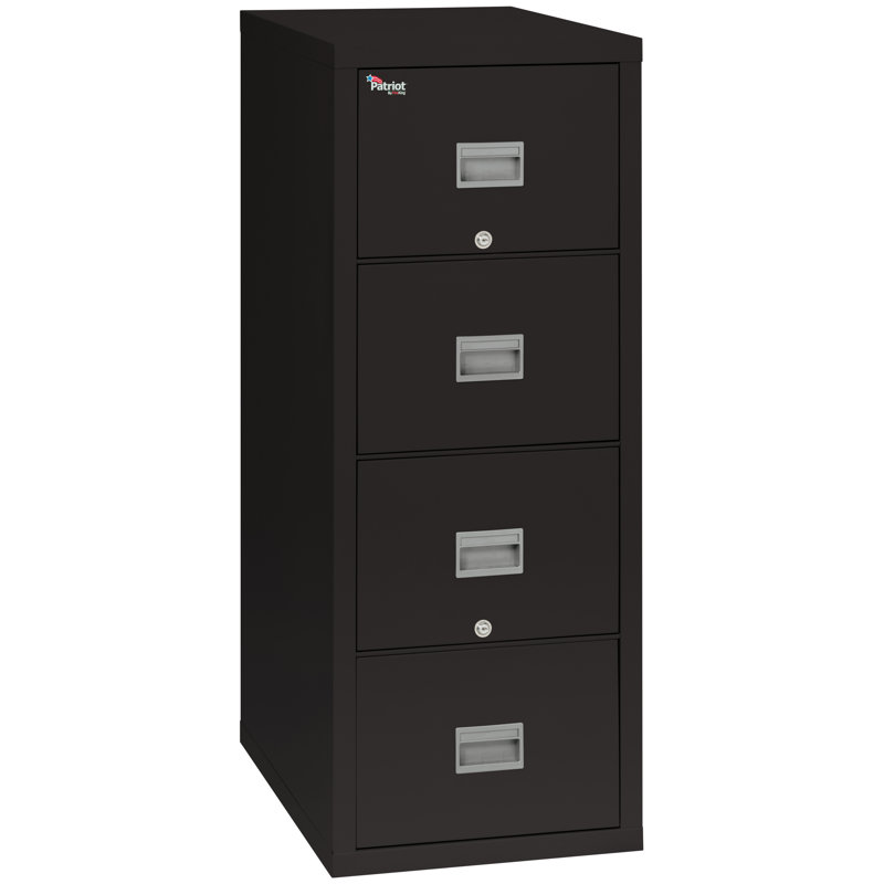 Patriot 4 - Drawer File Cabinet, Black