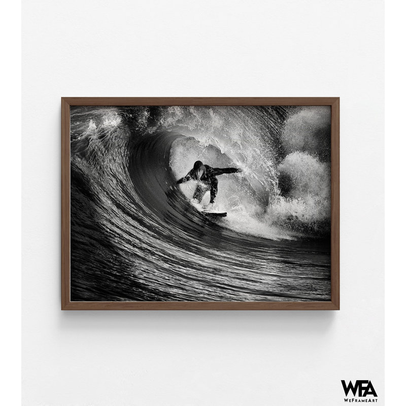Pure Adrenaline par Claudio Moretti, idée de cadeau de photographie de surfeur, affiche de photo de très grande vague, décoration murale de magasin de plage