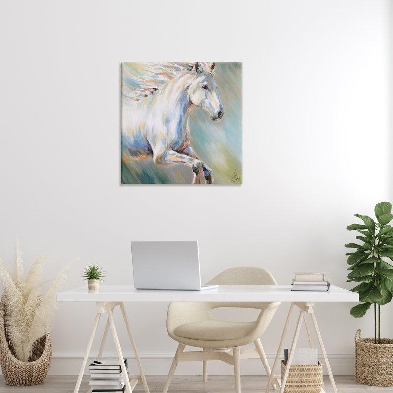 Art mural sur toile Flora, H 30 po x l 30 po