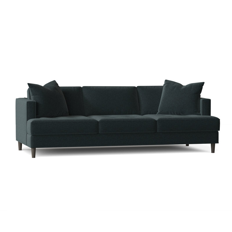Upholstered 84'' Sofa, Napa Teal Chenille