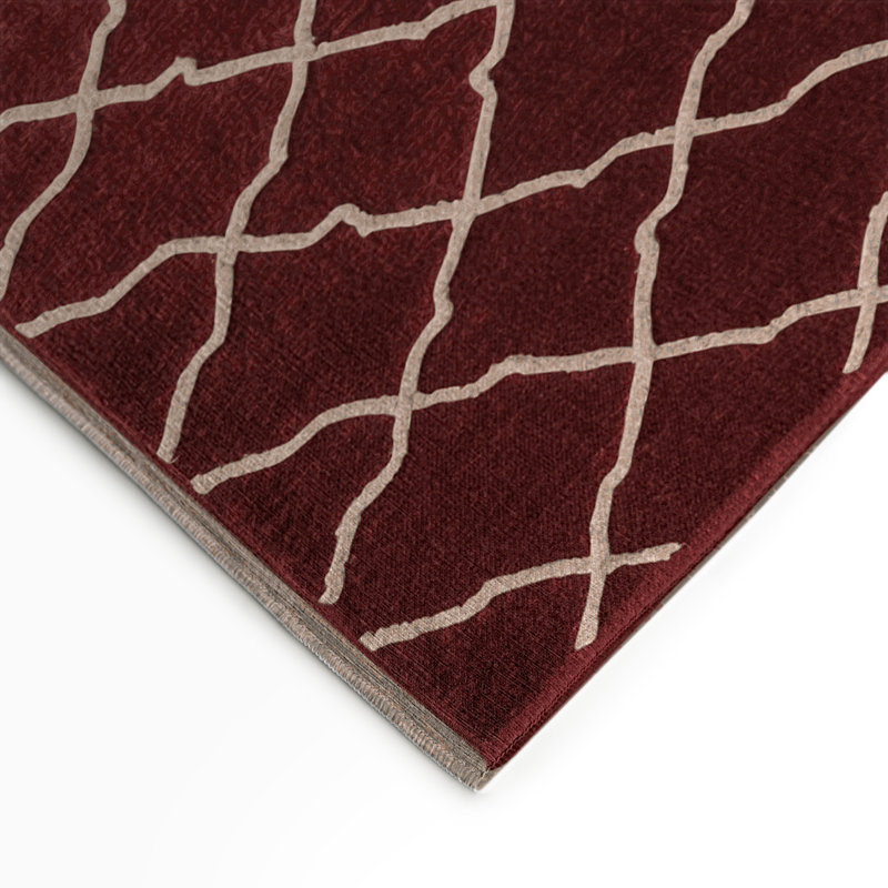 Tapis brun intérieur et extérieur Trellis, Rectangulaire 3 pi x 5 pi