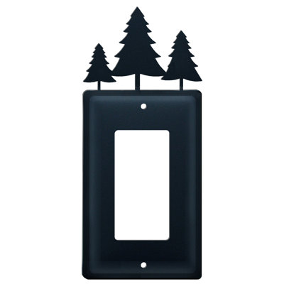 Pine Trees Single GFI 1-Gang Single Outlet Wall Plate