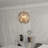 Zellner 4 - Light 16" Unique Globe Chandelier with Crystal Accents-1691198587