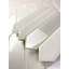 Carrelage mural biseauté en verre de qualité diamant 6 po x 8 po Frosted Elegance
