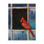 « cardinal window », impression sur toile tendue-33518591
