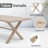 Danyon 26-Person Rectangular Outdoor Dining Set-107665290