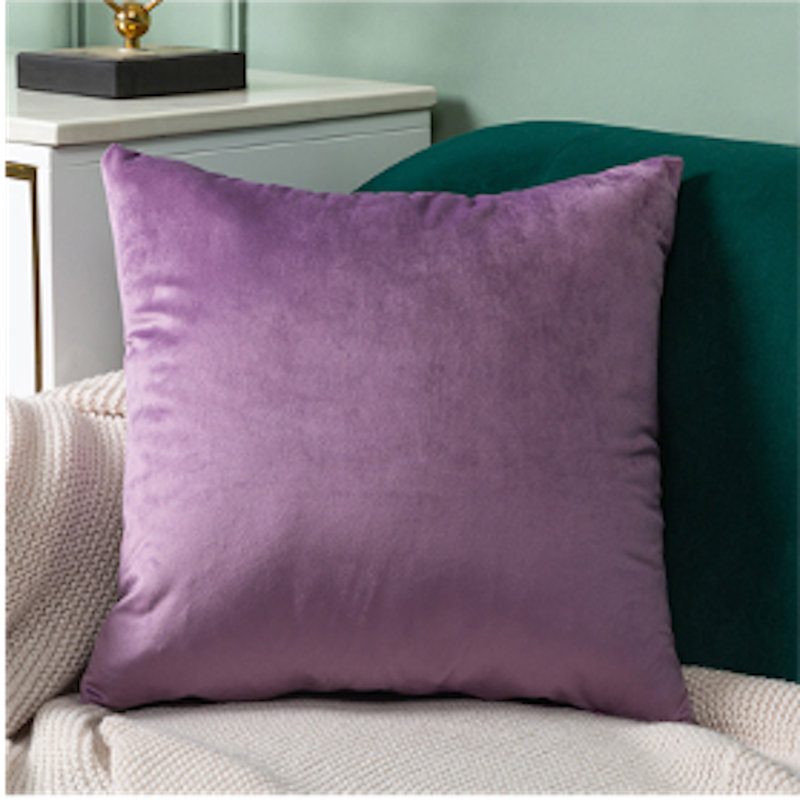 Nayelee Square Cushion Cover, Purple