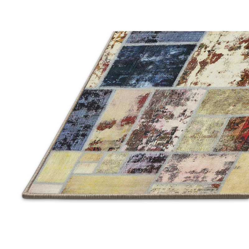 Abstract Indoor Rug, Rectangle 3' x 5'