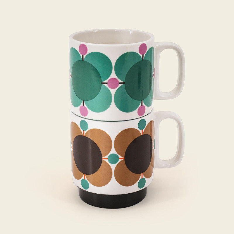 Ceramic Mug, 6, Multicolored