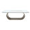 Livianna Aluminum Coffee Table, Brass