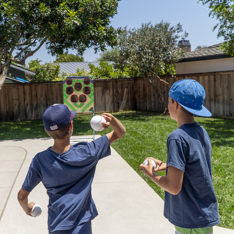 GoSports Pro Pitch Challenge Baseball Toss Game Set with PVC Frame