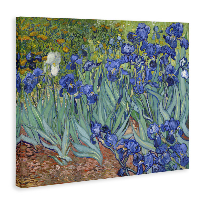 Art mural classique sur toile Iris de Van Gogh par one1000paintings, H 16 po x l 20 po