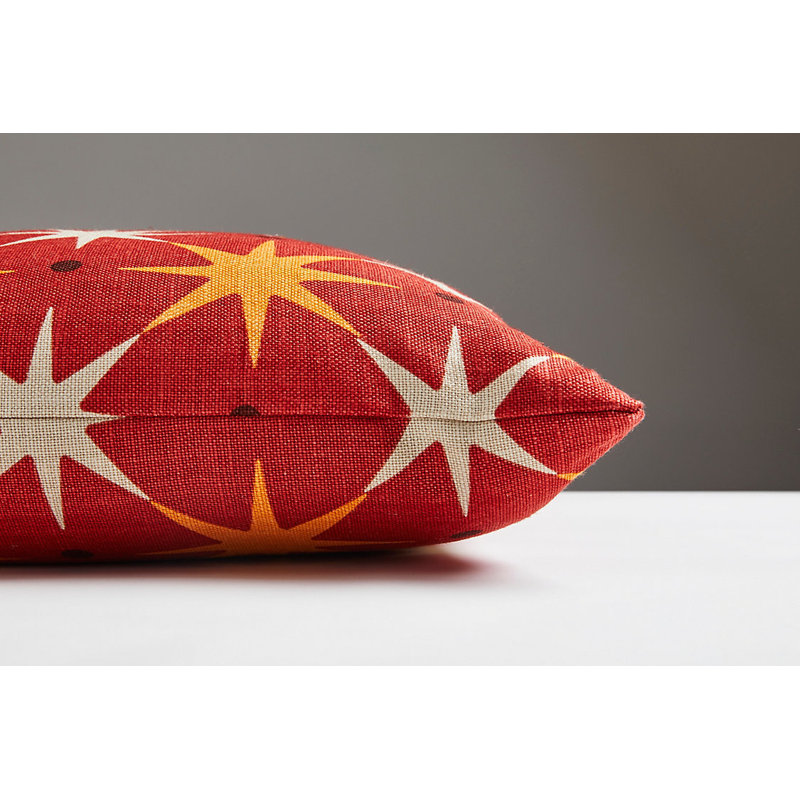 Albert Hadley Square Pillow Cover & Insert, Red