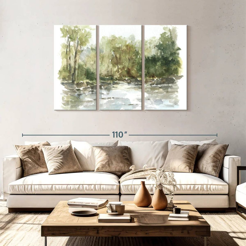 Avery Wooded Stream I, 48" H x 74" W