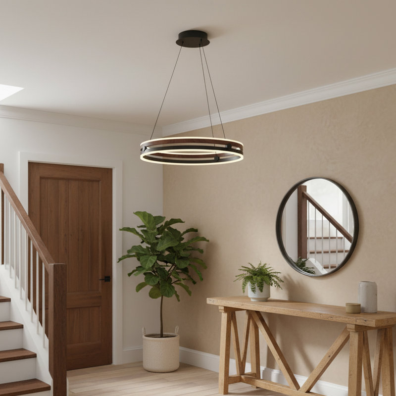 Luminaire suspendu moderne en aluminium à intensité variable