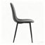 Ensemble de salle à manger à plateau relevable moderne avec table convertible et chaises rembourrées pour petits espaces-1356096467