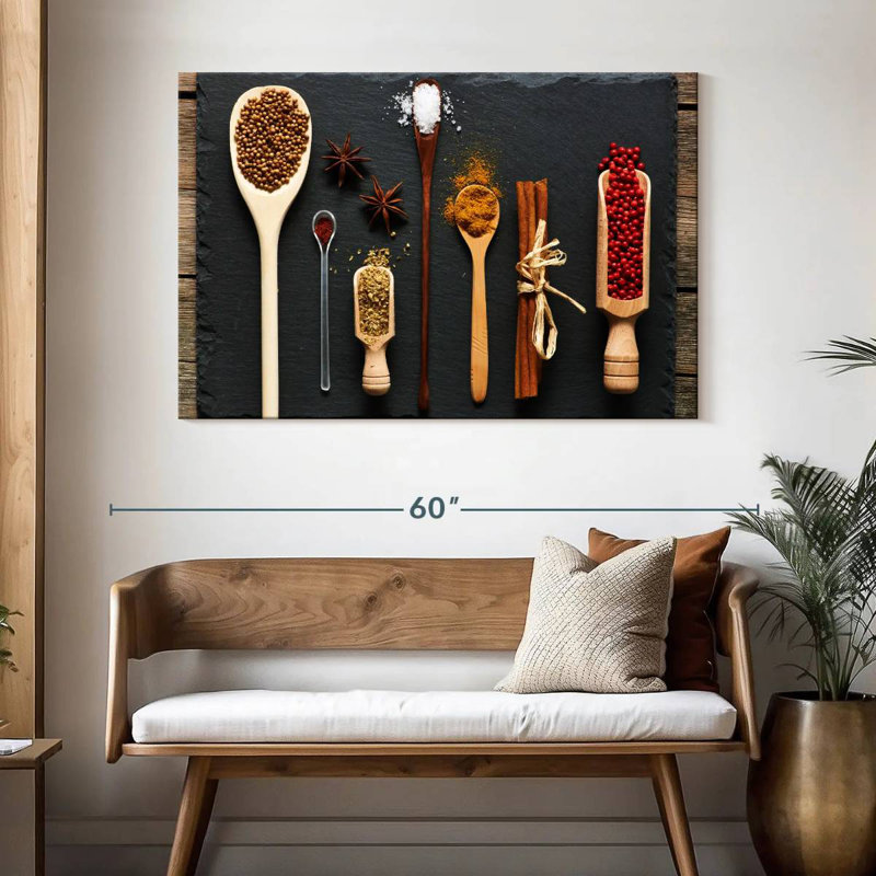 Yarlin Kitchen Spices, 32" H x 48" W