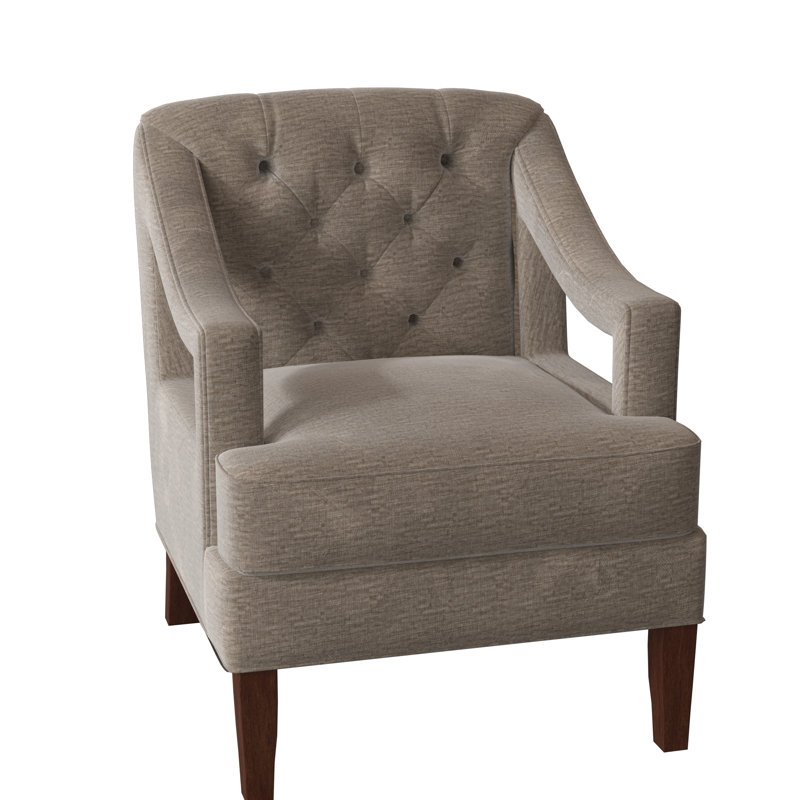 Armchair, Grayson Charcoal, Burnished Brown
