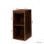 Brown Walnut Colour Modular Wine Bar Cabinet With Storage Shelves With Hutch For Dining Room