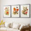Antique Floral Bouquet I - Impression personnalisée de qualité supérieure avec cadre mat - 3 pièces-869087820-869087824