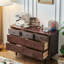 Commode d'appoint en bois massif style rétro