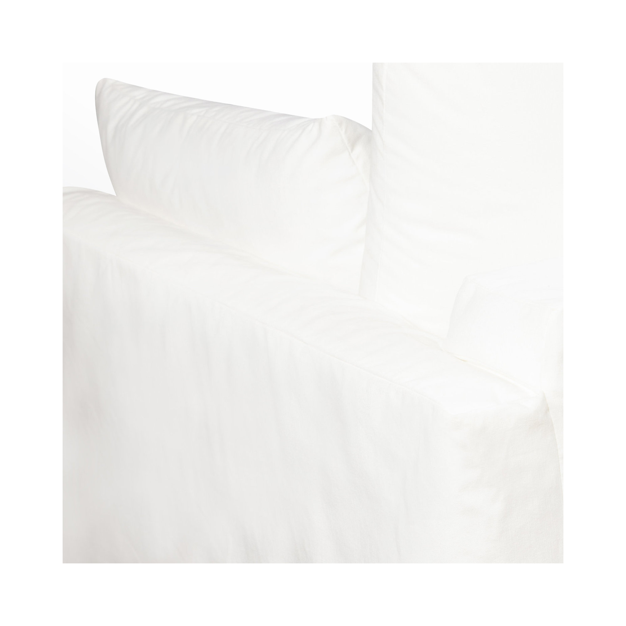 Luna 90'' Upholstered Sofa, Bayou Off White Canvas