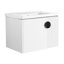 Meuble-lavabo de 28 po avec lavabo en céramique pour petite salle de bain-102299687