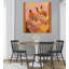 «Luncheon with the dames», impression d'art abstrait coloré sur un crabe coloré-133183192