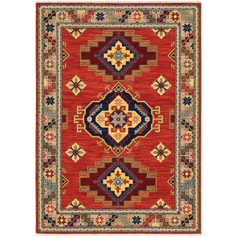 Oaklynn Oriental Indoor Rug, Rectangle 7'10" x 10'10"