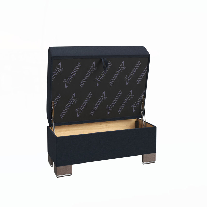 REPOSE-PIEDS, Chenille bleu foncé