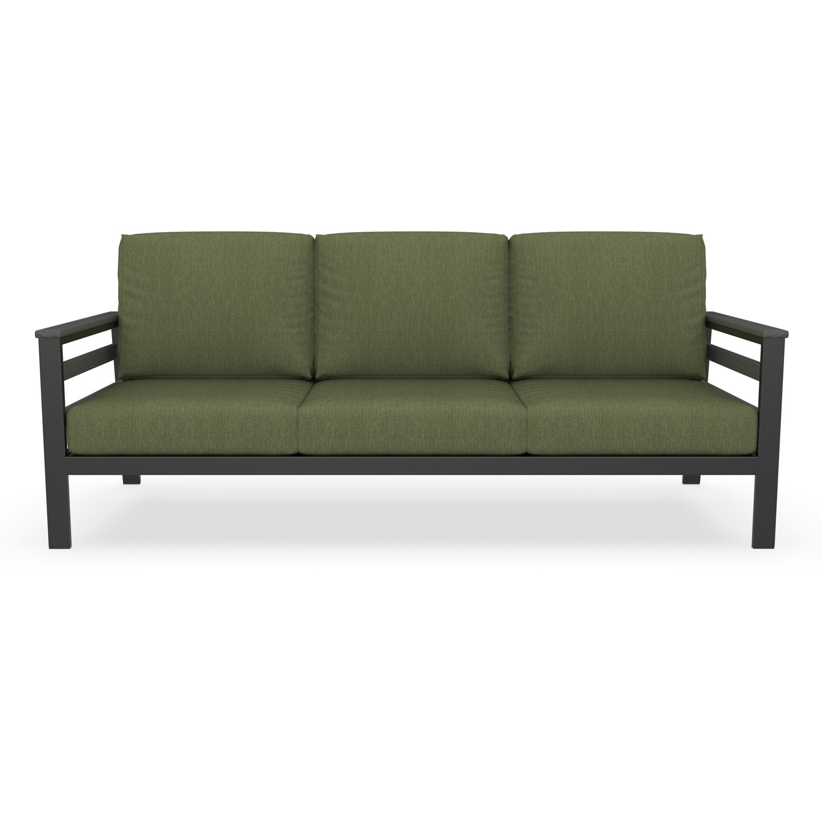 Townsend 80" Sunbrella® Patio Sofa, Green, Gray
