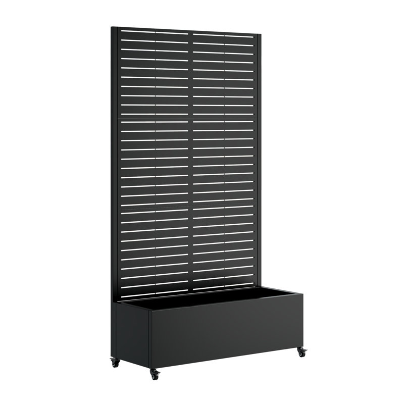 Metal Planter Box with Trellis