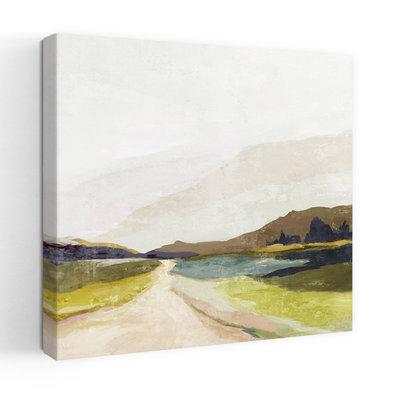 Path Through Serene Landscapes Abstract Contemporary Landscape Nature Wall Art