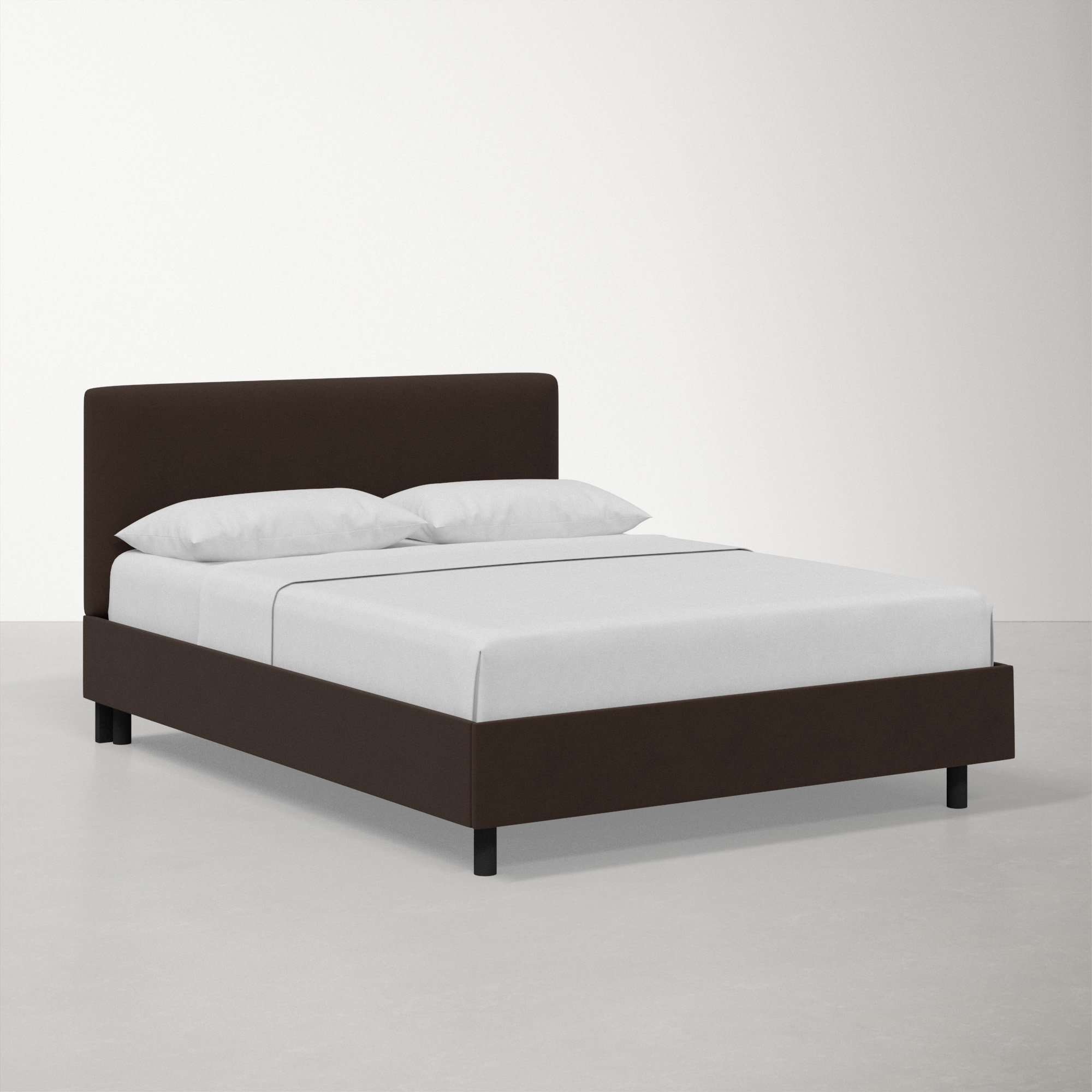 Eisley Upholstered Bed, Queen, Classic Chocolate Velvet