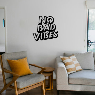 No Bad Vibes Wall Art