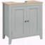 Under Sink Cabinet with U-Shape & Adjustable Shelf