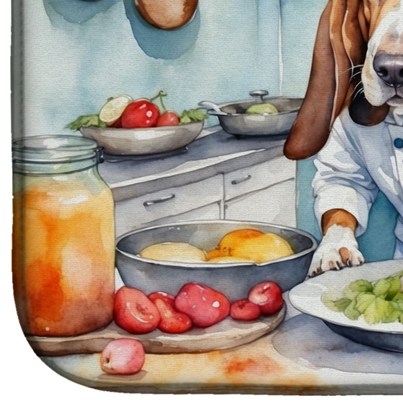 Tapis de vaisselle Basset Hound The Chef