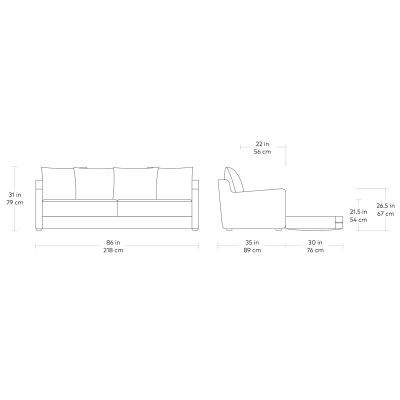 Flipside Sofa Bed, Velvet Mercury Performance Velvet