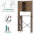 Eveleth 32.05" W Over-the-Toilet Storage Cabinet-1765205030