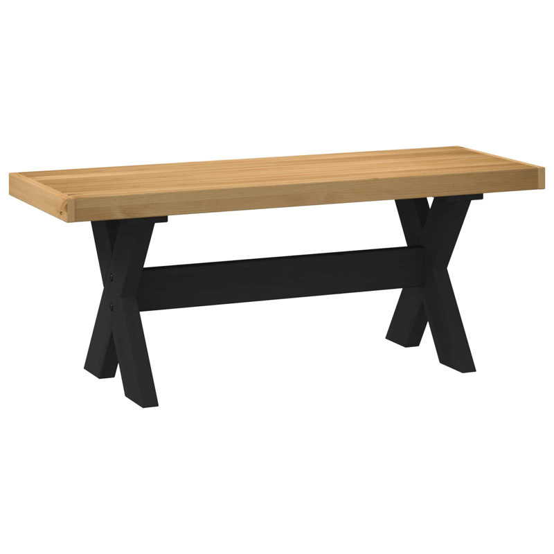 Solid Wood Bench, Natural