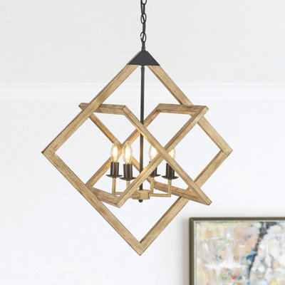 Wernfried 4 - Light Geometric Chandelier