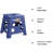 Aitor Royal Blue Foldable Step Stool