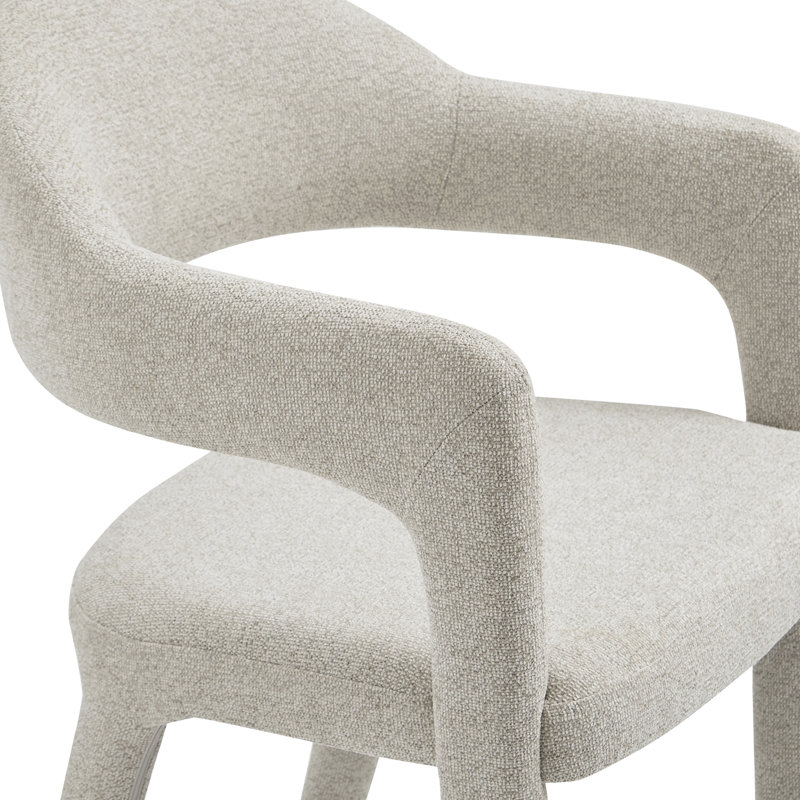 Martens Upholstered Armchair, White