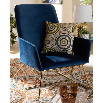 Fauteuil en polyester de 26,38 po de large Kulan