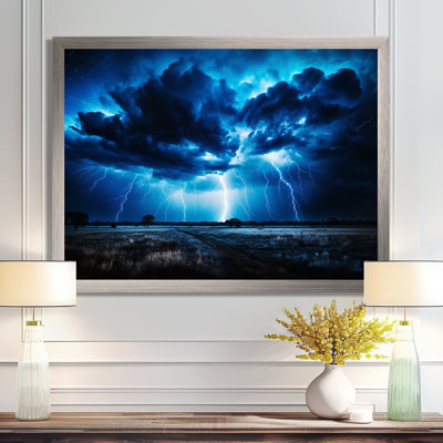 Ethereal Lightning III - Storms Canvas Wall Art
