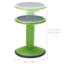 Tabouret ECR4Kids SitWell, hauteur réglable, siège actif-31674721