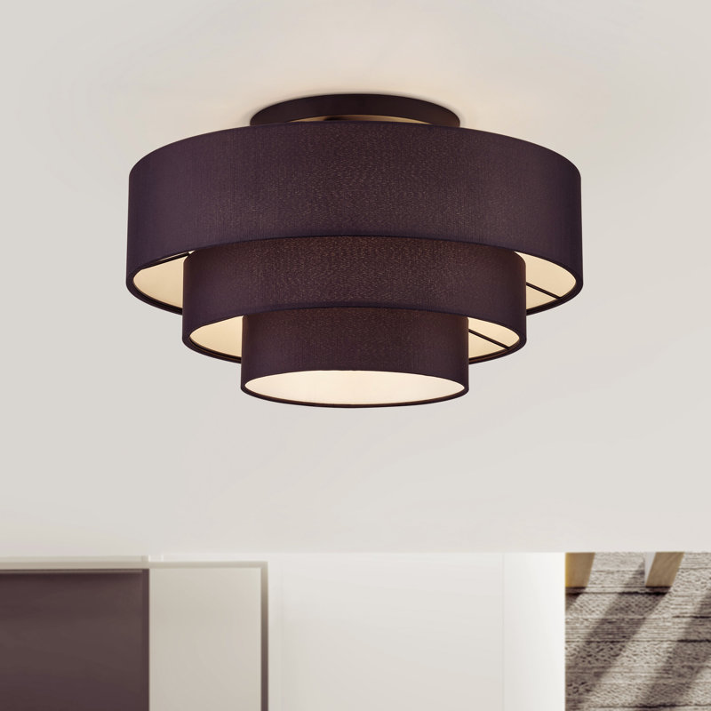 Très grand semi-encastré 4 lumières Bainbridge