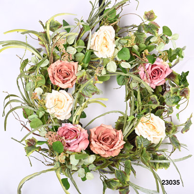 Every Day Rose Handcrafted 30'' Wreath